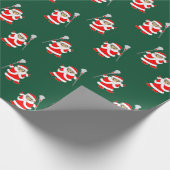 Lacrosse Christmas Holiday Geschenkpapier (Ecke)