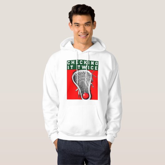 Lacrosse Christmas Hoodie (Vorne ganz)