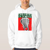 Lacrosse Christmas Hoodie (Vorderseite)