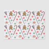 Lacrosse Christmas Pattern Seidenpapier (Vorderseite)