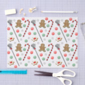 Lacrosse Christmas Pattern Seidenpapier (Handwerk)