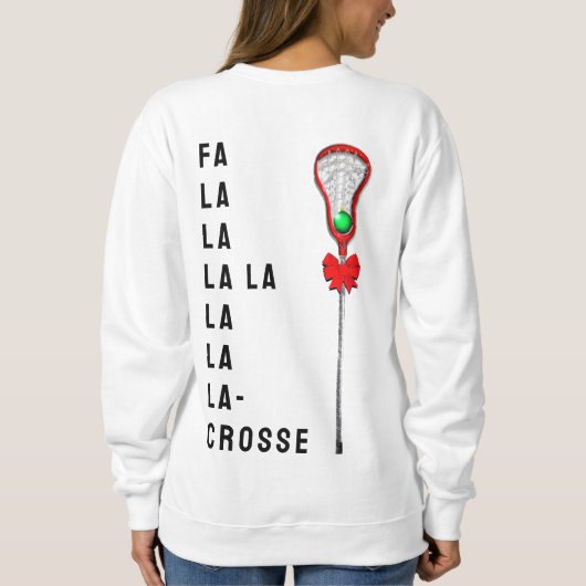 Lacrosse Christmas Sweatshirt (Rückseite)