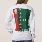 Lacrosse Christmas Sweatshirt (Rückseite)