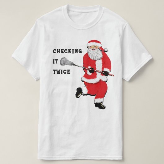 Lacrosse Christmas T-Shirt (Design vorne)