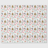 Lacrosse Christmas Wrapping Paper Geschenkpapier (Flach)