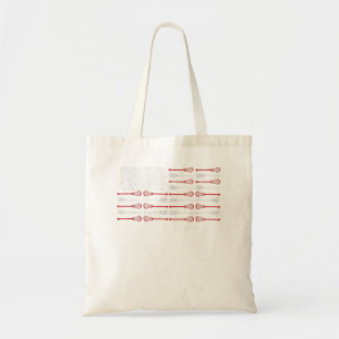 Lacrosse Coach Badass Job Titel US Flag Lacrosse F Tragetasche