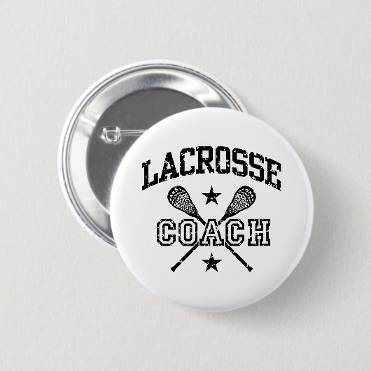 Lacrosse Coach Button (Vorne & Hinten)