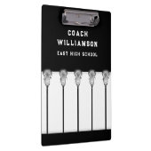 Lacrosse Coach Clipboard Klemmbrett (Rechts)