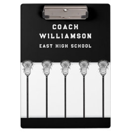 Lacrosse Coach Clipboard Klemmbrett