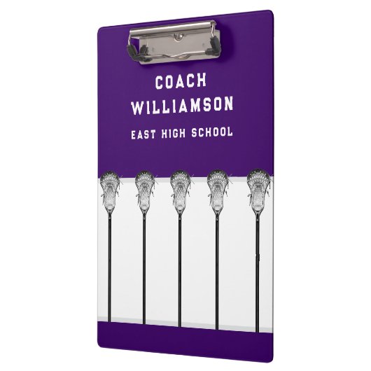 Lacrosse Coach Clipboard Klemmbrett (Links)