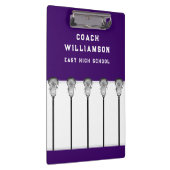 Lacrosse Coach Clipboard Klemmbrett (Rechts)
