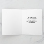 Lacrosse Coach Dankeschön Karte (Innenseite)