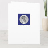 Lacrosse Coach Dankeskarte (Rückseite)