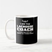 Lacrosse Coach Funny Gift - Nehmen Sie an, ich bin Kaffeetasse (Links)