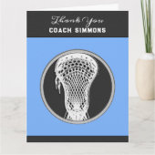 Lacrosse Coach Karte (Vorderseite)