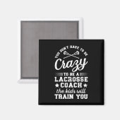 Lacrosse Coach Lacrosse Gecoacht Magnet (Vorderseite/Rückseite)