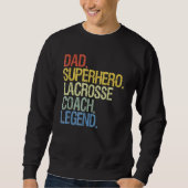 Lacrosse Coach Sweatshirt (Vorderseite)