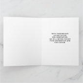 Lacrosse Coach Vielen Dank Karte (Innenseite)