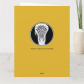 Lacrosse Coach Vielen Dank Karte (Rückseite)