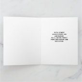 Lacrosse Coach Vielen Dank Karte (Innenseite)