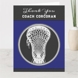 Lacrosse Coach Vielen Dank Karte