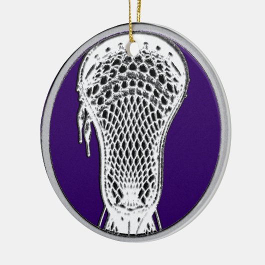 Lacrosse Collectible Keramik Ornament (Links)