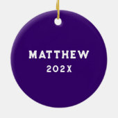 Lacrosse Collectible Keramik Ornament (Hinten)