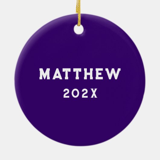 Lacrosse Collectible Keramik Ornament (Hinten)