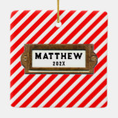 Lacrosse Collectible Keramikornament (Rückseite)