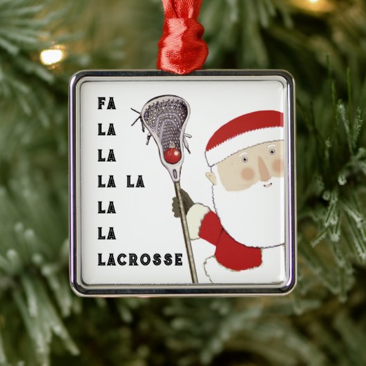 Lacrosse Collectible Ornament Aus Metall (Baum)