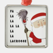 Lacrosse Collectible Ornament Aus Metall (Vorne)