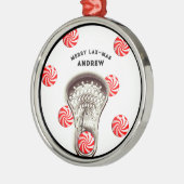 Lacrosse Collectible Ornament Aus Metall (Links)