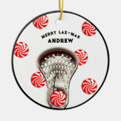 Lacrosse Collectible Ornament Aus Metall (Vorne)