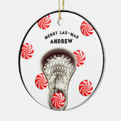 Lacrosse Collectible Ornament Aus Metall (Links)