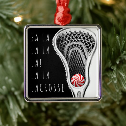 Lacrosse Collectious Christmas Ornament Aus Metall (Baum)
