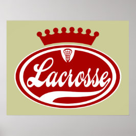 Lacrosse Crown Poster