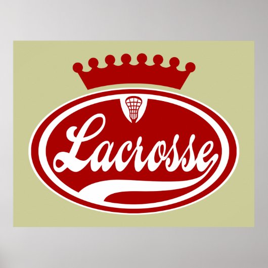 Lacrosse Crown Poster (Vorne)