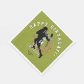 Lacrosse Custom Design Paper Napkin Serviette (Ecke)