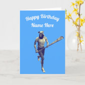 Lacrosse Customisable Card Karte (Gelbe Blume)