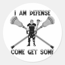 Lacrosse Defense Getsome Sticker