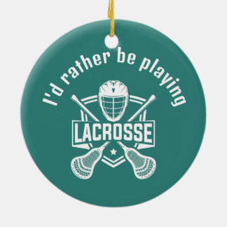 Lacrosse Design  Keramik Ornament