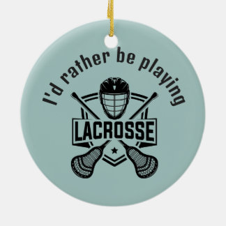 Lacrosse Design  Keramik Ornament