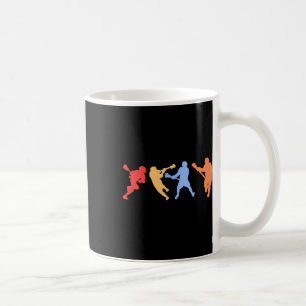 Lacrosse-Design - Retro Vintage Farben Lacrosse Pl Kaffeetasse