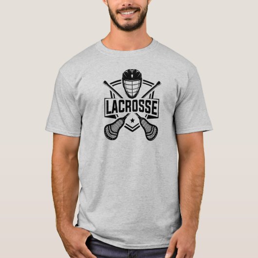 Lacrosse Design  T-Shirt (Vorderseite)