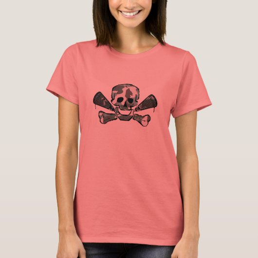 Lacrosse Designs CamoSkull T - Shirt (Vorderseite)