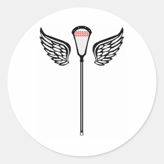 Lacrosse Designs CrosseWings Sticker (Vorderseite)