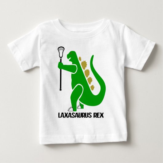 Lacrosse_Designs_LaxasaurusRex Baby T-shirt (Vorderseite)