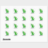 Lacrosse Designs LaxasaurusRex Sticker (Blatt)