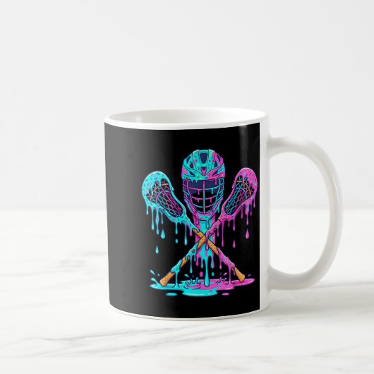 Lacrosse-Drip-Eiscreme-Lax-Helm-Sticks-Kinder Kaffeetasse (Rechts)