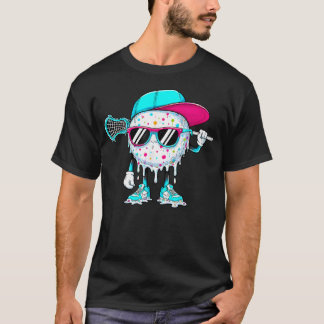 Lacrosse Drip Eiscreme Lax Helm Sticks Sport T-Shirt